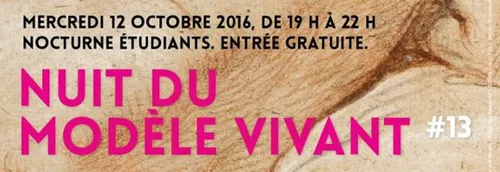 Nuit du modèle vivant aux Beaux-Arts
