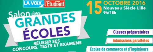 Le Salon des Grandes Ecoles, c'est ce week-end !