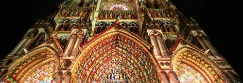 Nouveauté en 2017 pour les illuminations de la cathédrale d'Amiens