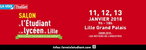 Retour du salon de l'Etudiant à Lille Grand Palais