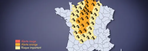 ALERTE METEO SUR LA REGION