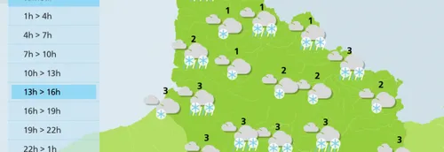 Coup de froid et chutes de neige dans la région