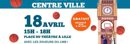 Du basket en plein air à l’opéra de Lille cette après-midi