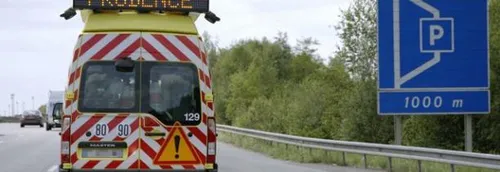 L'A25 coupée dans les deux sens