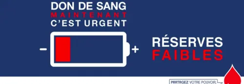 Don du sang, plasma, plaquettes, l'EFS dans le besoin