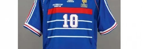 Le maillot porté par Zizou lors de la finale 98 vendu aux enchères