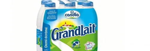 Rappel de plusieurs lots de lait Candia