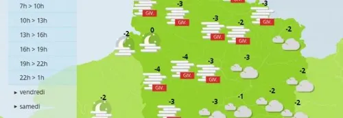 Risque de verglas ce jeudi matin dans la région