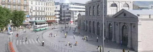 Encore des travaux autour de la gare Lille Flandres