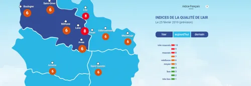 L'épisode de pollution se poursuit dans la région