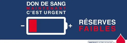Urgent : Appel au don du sang