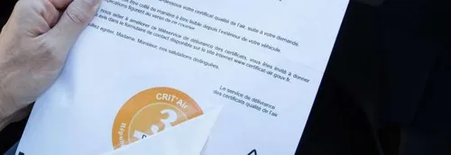 Vignettes Crit'Air : 39 verbalisations ce jeudi matin