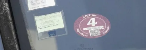 Vignette Crit'air réactivée dans la Métropole Lilloise