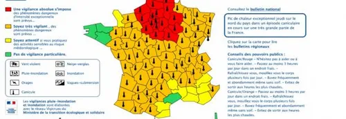 Alerte canicule dans la région