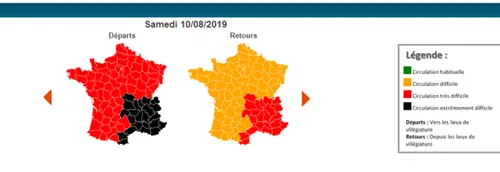 week-end chargé sur les routes