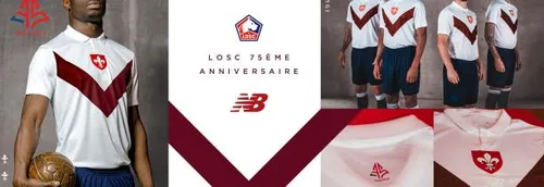 Un maillot collector pour les 75 ans du Losc