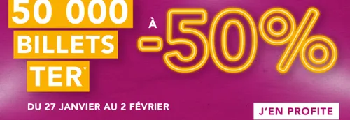 des TER à moitié prix jusque dimanche