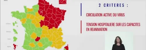 La carte du déconfinement : la région Hauts-de-France en rouge pour...