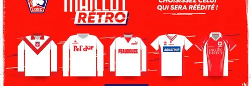 Un mythique maillot du LOSC réédité : votez pour votre préféré !