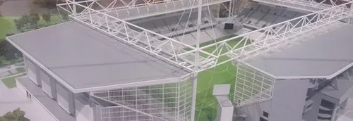 Une borne de réalité virtuelle au pied du stade Bollaert