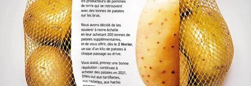 Burger King offre 1 kilo de patates des Hauts-de-France pour chaque...