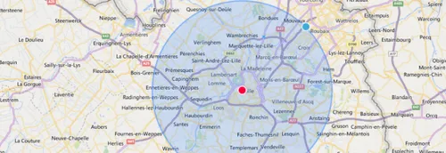 Jusqu'où peut-on aller dans un rayon de 10 kms ?