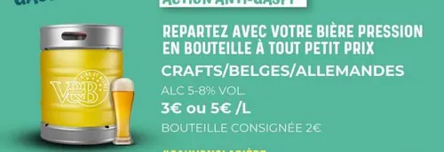 Des bières à petits prix chez V&B à Villeneuve d'Ascq