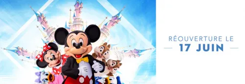 Disneyland Paris rouvrira ses portes le 17 juin 