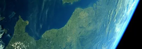 Des photos vues de l'espace du Nord et du Pas-de-Calais