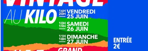 Une grande vente de vêtements vintage ce week-end à Lille