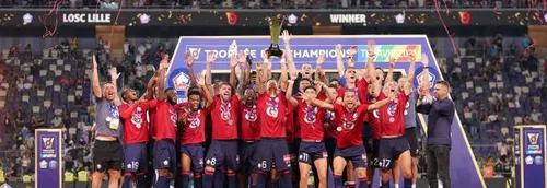 Le LOSC remporte son 1er Trophée des Champions