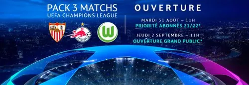 Le calendrier des Dogues en Ligue des Champions