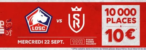 Le LOSC brade ses places face au Stade de Reims