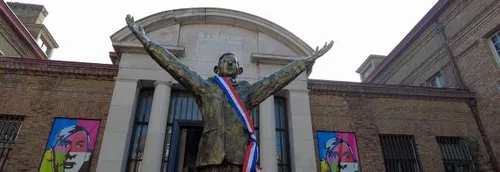 Christophe Salengro a sa statue à Lens