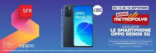 QUI REMPORTE SON OPPO RENO6 5G ?