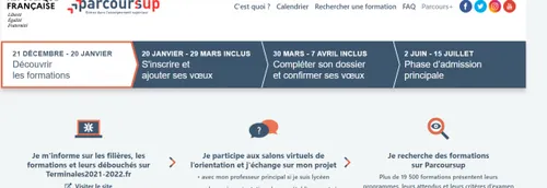 La plateforme Parcoursup a ouvert en ligne