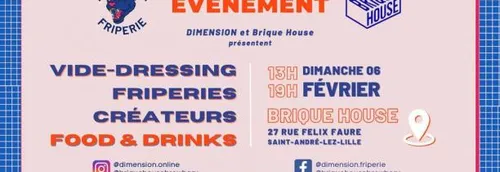 Un vide-dressing à la Brique House à Saint-André