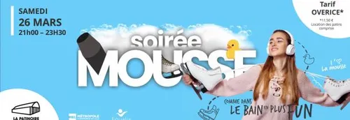Une soirée mousse à la patinoire de Wasquehal samedi