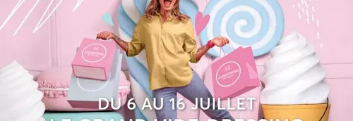 Un vide-dressing à Aushopping Noyelles-Godault en juillet