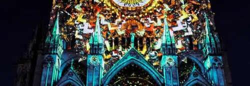 Le spectacle Chroma de retour sur la Cathédrale d'Amiens
