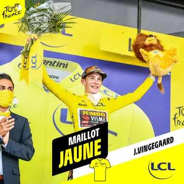 Vingegaard remporte le maillot jaune du Tour de France