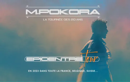 M Pokora au stade Pierre Mauroy en juin 2023