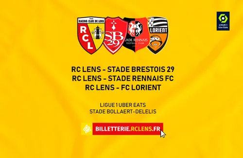La billetterie pour les 1ers matchs à domicile du RC Lens ouverte