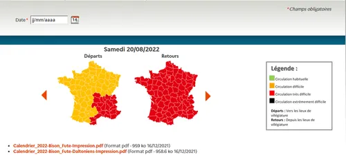 Encore des routes chargées ce week-end