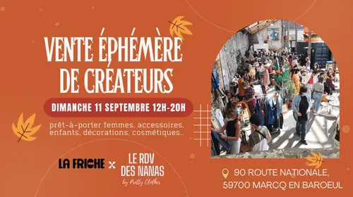 Un marché de créateur à la friche gourmande ce dimanche