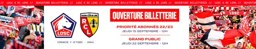 Derby Lille-Lens : la billetterie ouvre ce jeudi pour les abonnés...