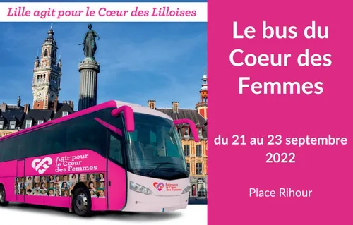 Le bus du coeur de retour à Lille