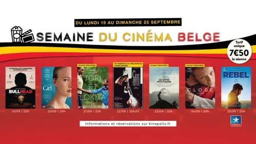 Le cinéma belge à l'honneur jusqu'à ce dimanche à Kinepolis Lomme