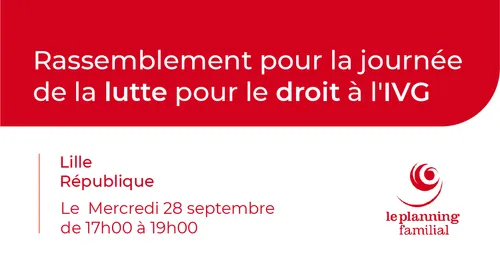 Un rassemblement à Lille pour le droit à l'IVG