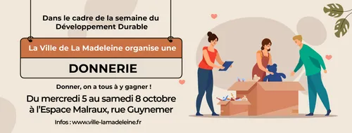 La ville de La Madeleine organise une donnerie entre habitants